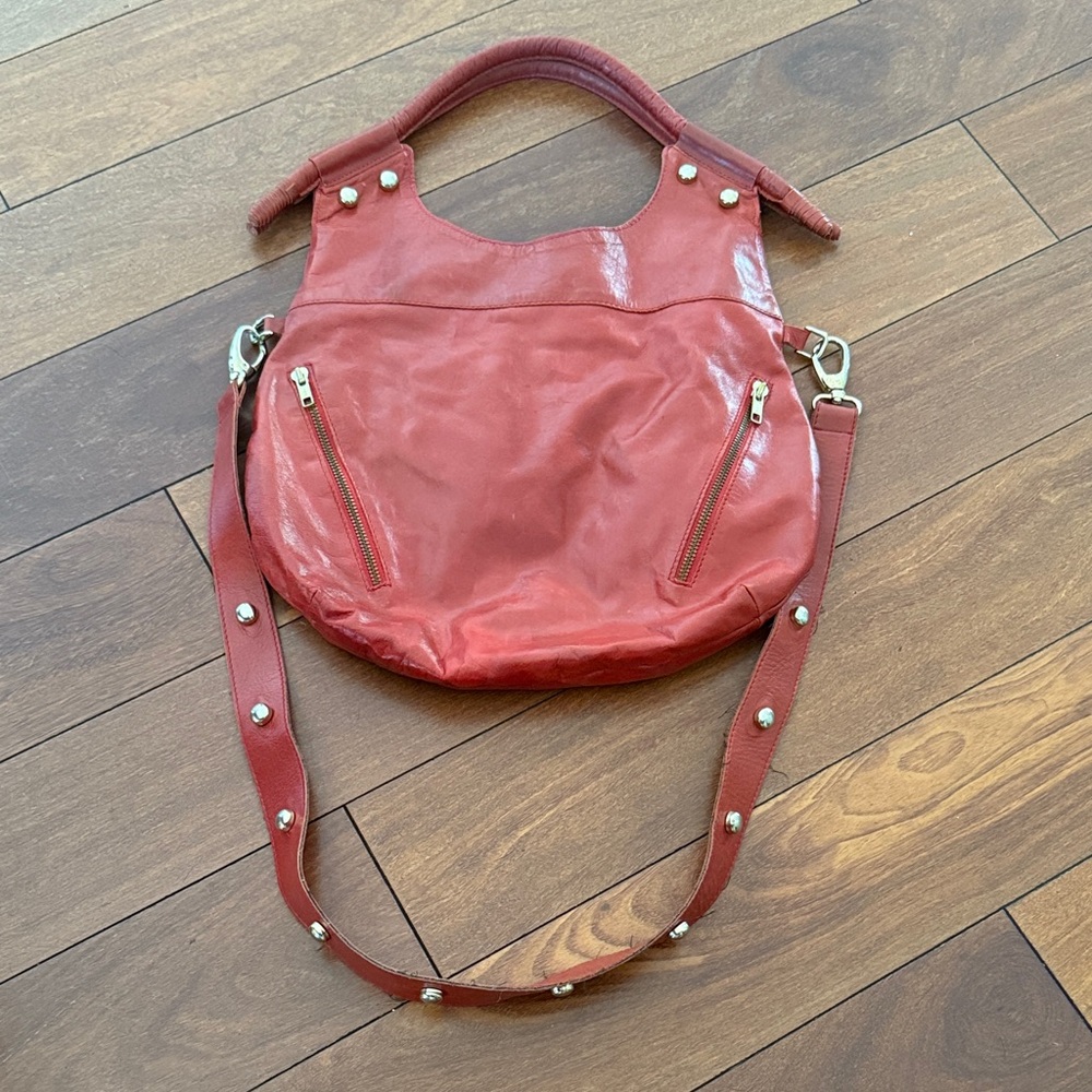 Red Leather Women's Bag
